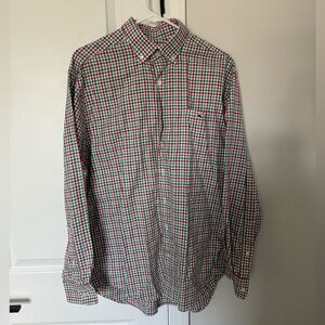 Vineyard Vines Festive Plaid Button Down Shirt